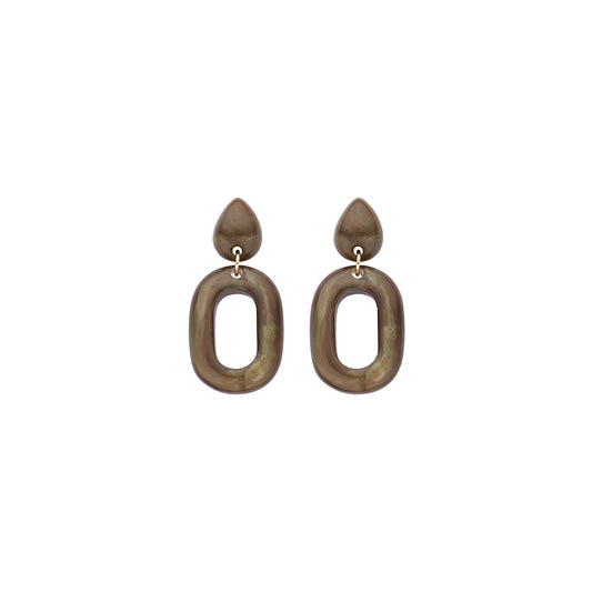 Jelka brown - earrings