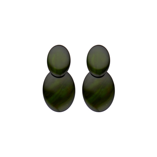 Fleur green - earrings