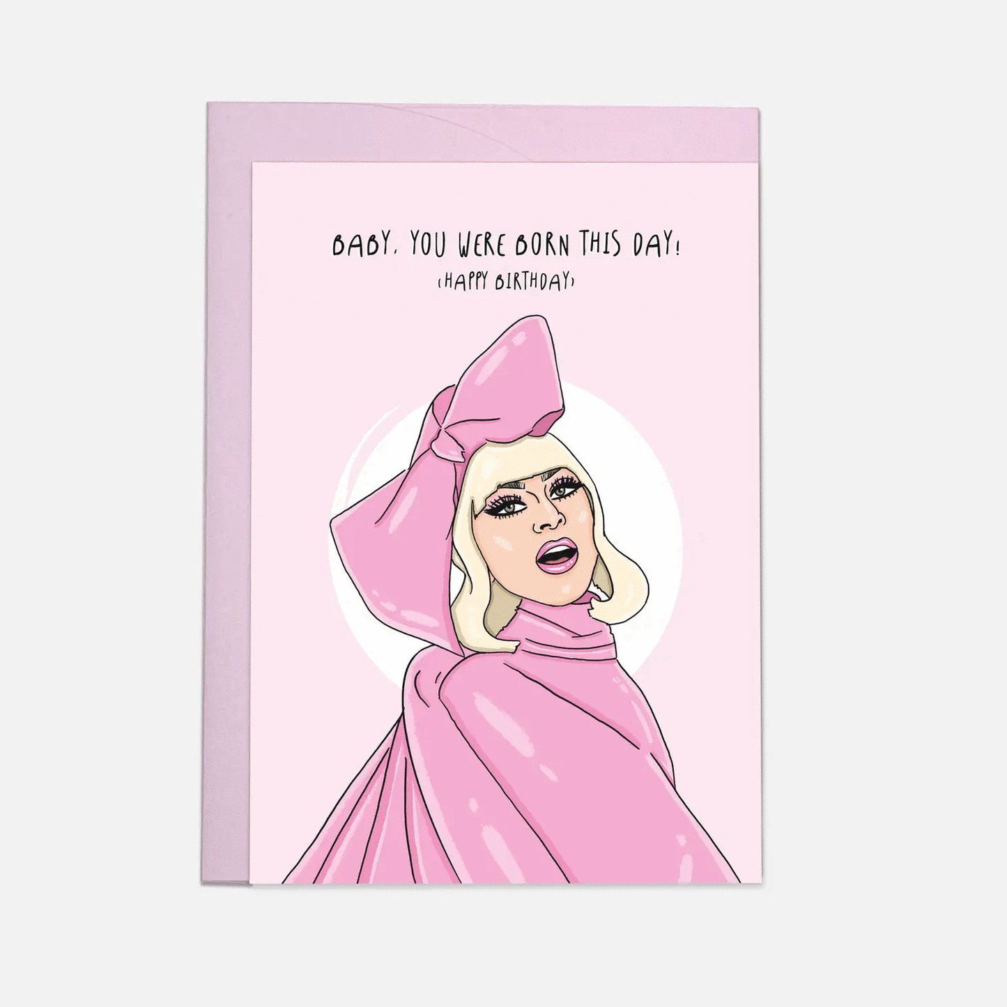 Born this day - greeting card