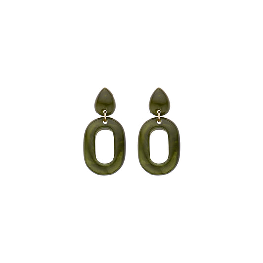 Jelka green - earrings